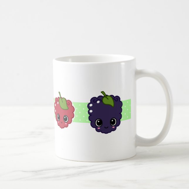 Tasse mélangée heureuse de baie (Droite)