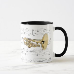 Tasse - Mellophone de marche avec la musique de