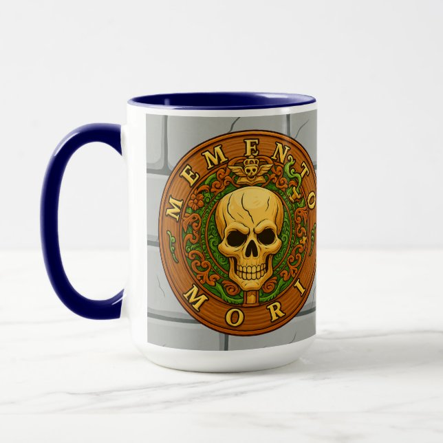 Tasse Memento Mori par Phil Elmore (Gauche)