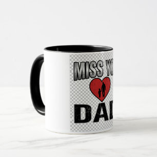 Tasse Mémorial Papa Tu Me Manques Tribute Émotio