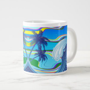 Tasse Mer Océan Grande Vague Eau