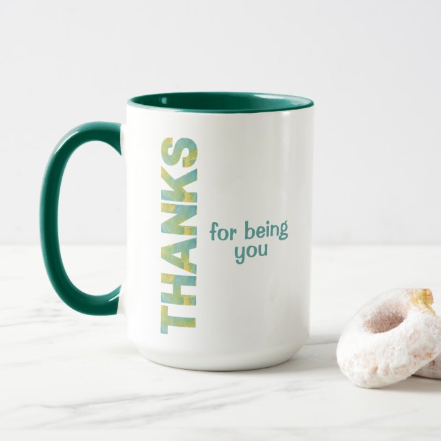 Tasse Merci Pour Être Vous (Avec donut)