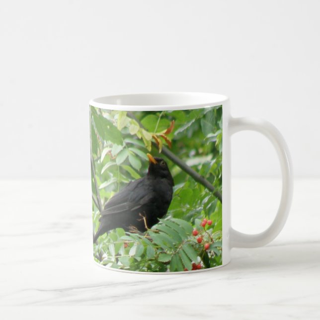 Tasse Merle et Baies (Droite)