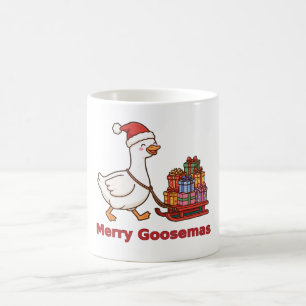 Tasse Merry Goosemas Silly Goose Sled
