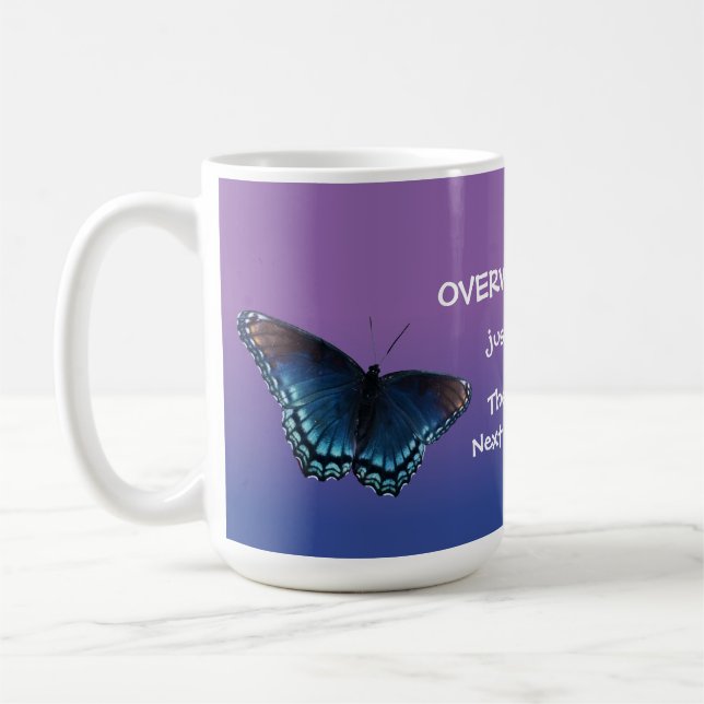 tasse message inspirant papillon libellule 25r (Gauche)
