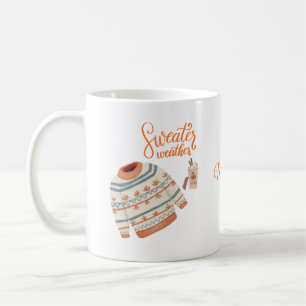 Tasse Météo Pull Cozy avec Nom Personnalisé   Auto