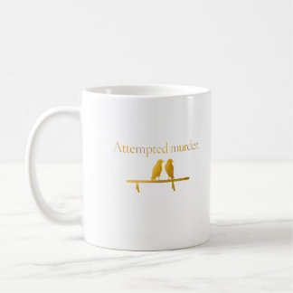 Tasse Meurtre Manqué - Corbeau Drôle Humour Sombre
