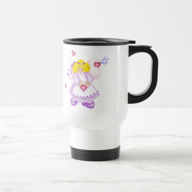 Tasse mignonne 1 de coeurs d'ange (Droite)