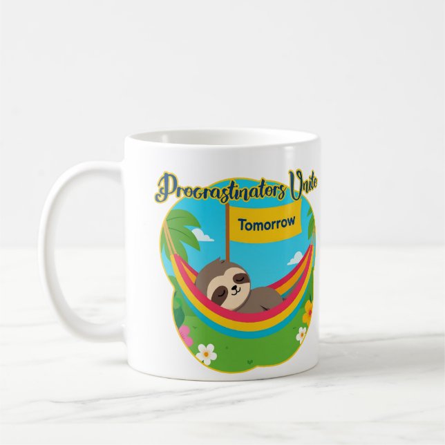 Tasse mignonne avec un beau design (Gauche)