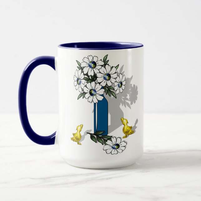 Tasse Mignonne 'C'est un Monde Merveilleux' avec B (Gauche)