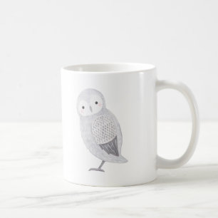 Tasse mignonne d'art de hibou de tasse