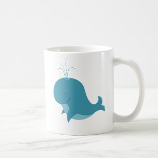 Tasse mignonne de baleine de bébé de bande