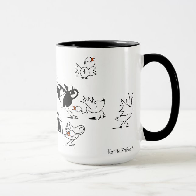 Tasse mignonne de bande dessinée de cheval de (Droite)