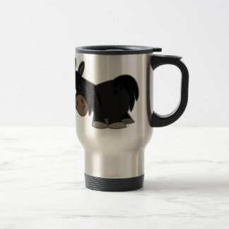 Tasse mignonne de banlieusard d'impasse de poneys
