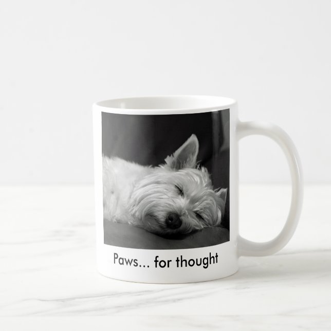 Tasse mignonne de chien de Westie (Droite)