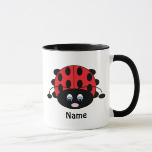 Tasse mignonne de coccinelle