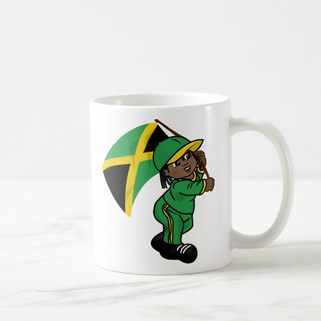 Tasse mignonne de garçon de rasta (Droite)