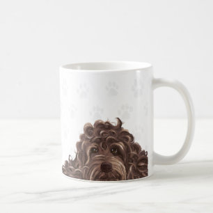 Tasse mignonne de labradoodle