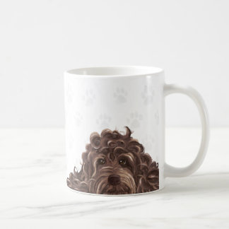 Tasse mignonne de labradoodle