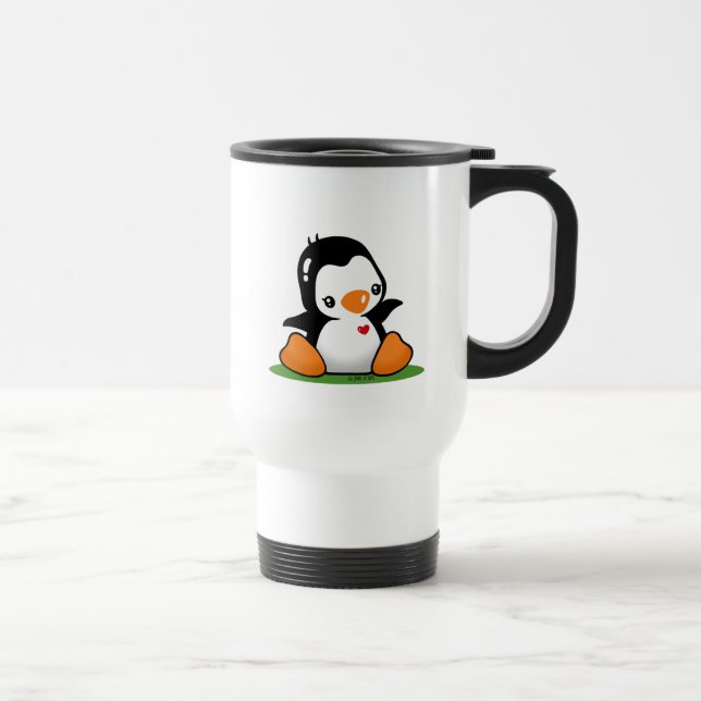 Tasse mignonne de pingouin (Droite)