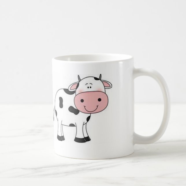 Tasse mignonne de vache (Droite)