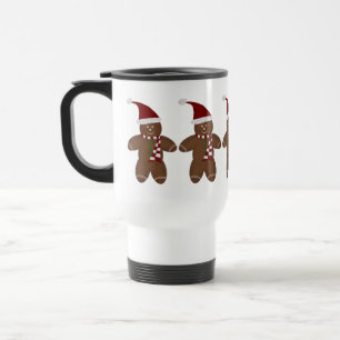 Tasse mignonne de voyage de bonhomme en pain