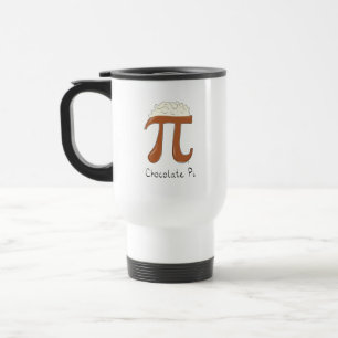 Tasse mignonne de voyage de café de jour des maths