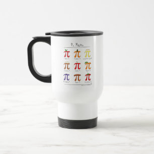 Tasse mignonne de voyage de café de jour des maths
