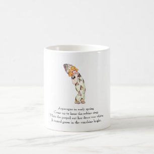 Tasse mignonne d'enfant de poème de rime vintage