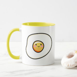 Tasse mignonne d'oeufs de Kawaii