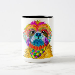 Tasse mignonne et colorée de Shih Tzu