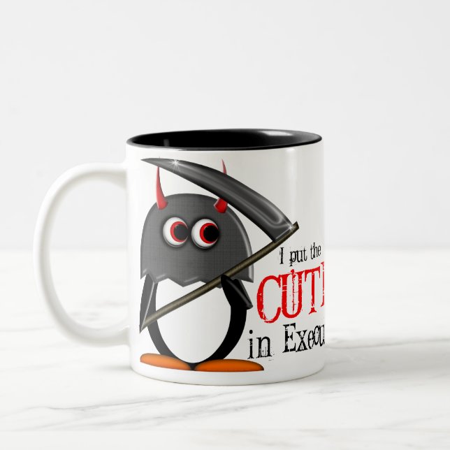 Tasse mignonne mauvaise de bourreau de Penguin™ (Gauche)