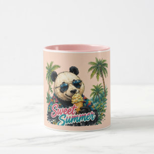 Tasse mignonne panda été sucré