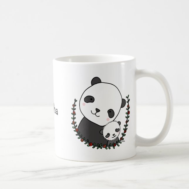 Tasse mignonne personnalisée de coutume de bébé de (Droite)