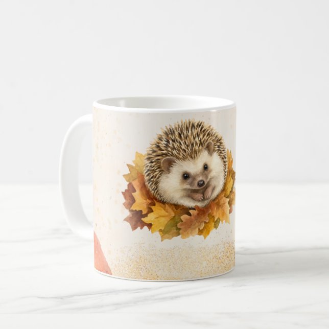 Tasse mignonne pour l'automne.  (Devant gauche)