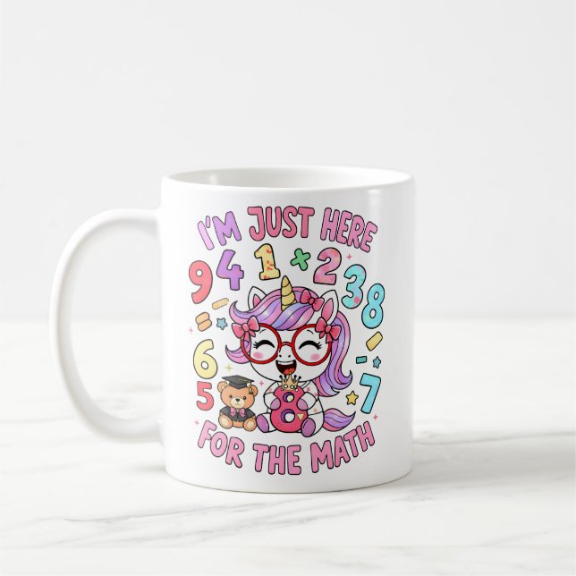 Tasse Mignonne pour les Maths (Gauche)