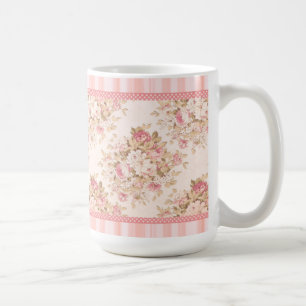 Tasse minable florale rose de roses