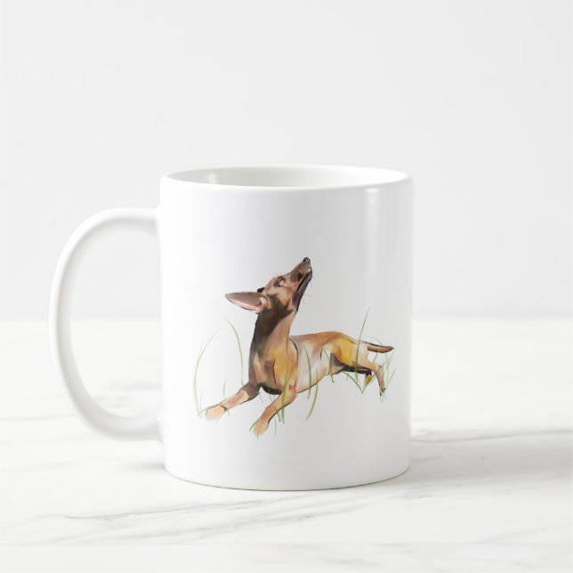 Tasse Miniature Pinscher, Café pour Maman de Chien (Gauche)