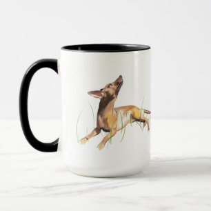 Tasse Miniature Pinscher, Café pour Maman de Chien
