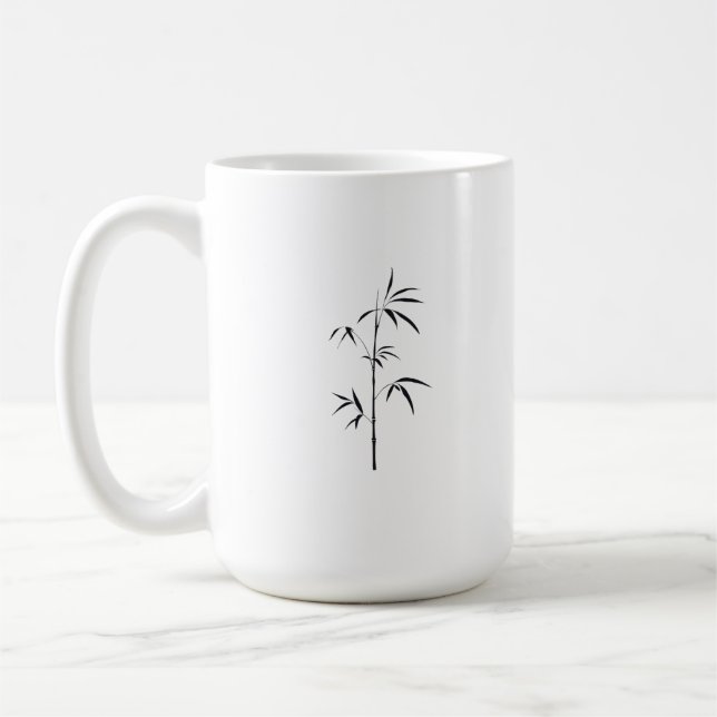 Tasse minimale en bambou japonais (Gauche)