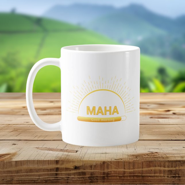 Tasse minimale Sunshine Of A Good Morning (Créateur téléchargé)