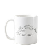 Tasse Minimaliste Botanique 'Respirer Simplement'
