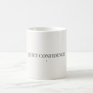 Tasse minimaliste Confiance discrète