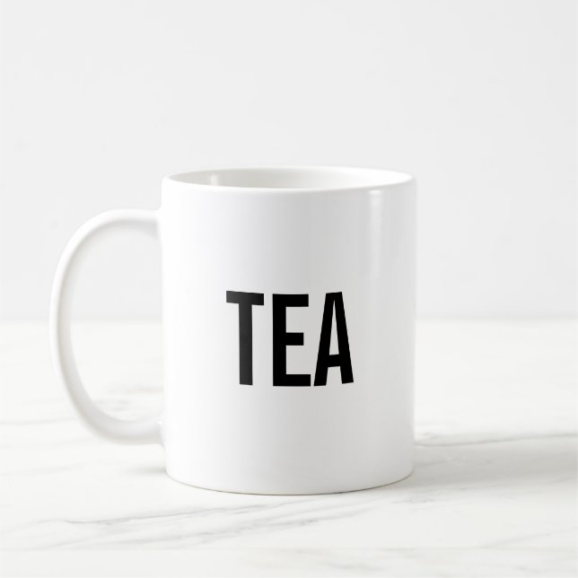 Tasse minimaliste pour thé (Gauche)