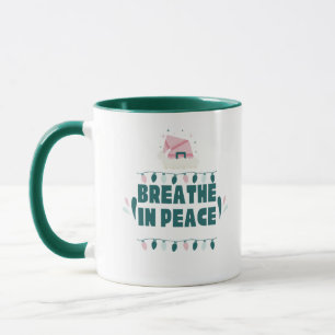 Tasse Minimaliste Zen « Respirez en Paix »