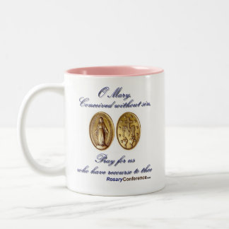 Tasse miraculeuse 2 de prière de médaille