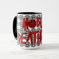 Tasse mobile de globe de Deathcamp partout