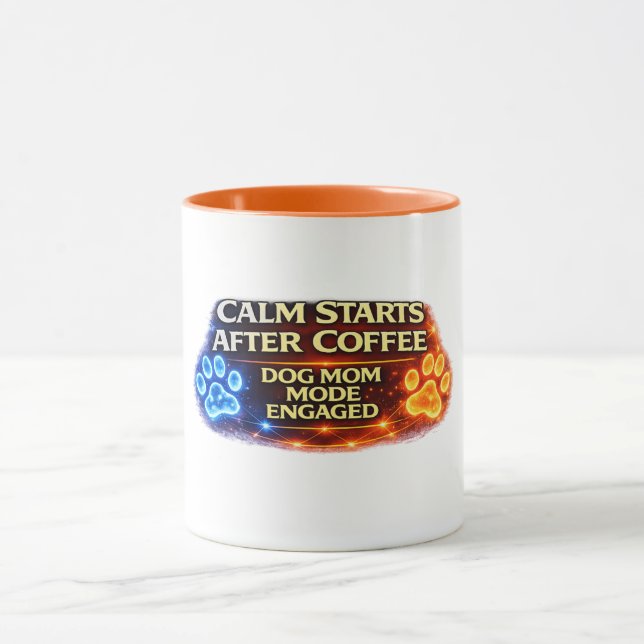 Tasse Mode Maman de Chien Activée Mugs Drôle Amate (Centre)
