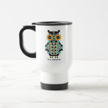 Tasse moderne adorable de voyage de motif