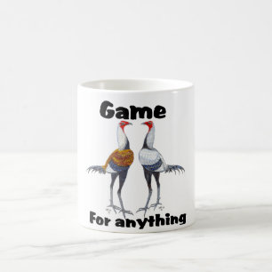 Tasse moderne de coq nain de jeu